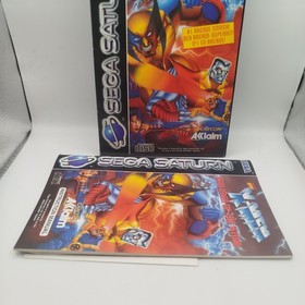 Xmen Children of the atom Game for Sega Saturn Complete Pal Italian Excellent