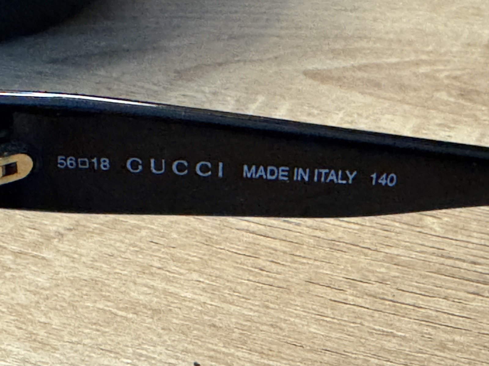 Rare Vintage Authentic Gucci GG 2171/N/S Black Thick Frame 56mm Sunglasses image 5