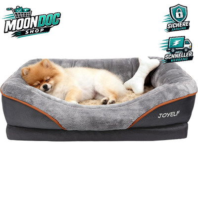 Hundebett Orthopädisch Memory Foam Klein Abnehmbarer Waschbarer Bezug mit