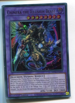 Yu-Gi-Oh! Chimera the Illusion Beast Ultra Rare englisch MP24-EN219 Schimäre