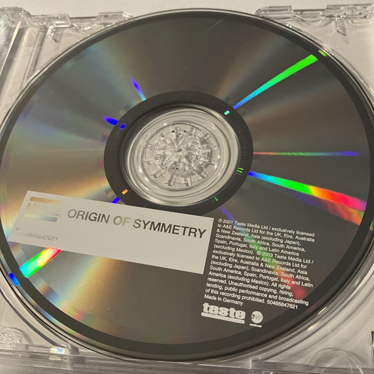 Muse - Origin of Symmetry CD 2008 Taste Media – MUSH93CD *UK