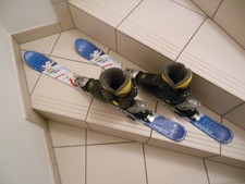 Ski Set - Ski 90cm - Schuhe TecnoPro - Grösse 30 / 31 - ordentlicher Zustand