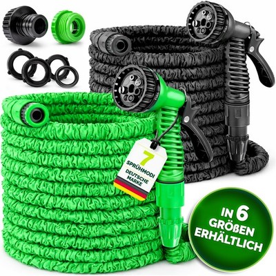 TRESKO  Flexibler Gartenschlauch flexibel Wasserschlauch dehnbarer Flexischlauch
