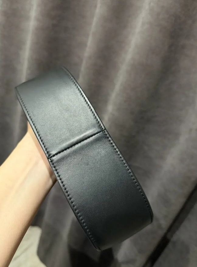 The Row Half Moon Shoulder Bag Black Leather Zip | eBay