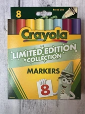 Limited Edition Retired Crayola 8 Markers Brand New Pack
