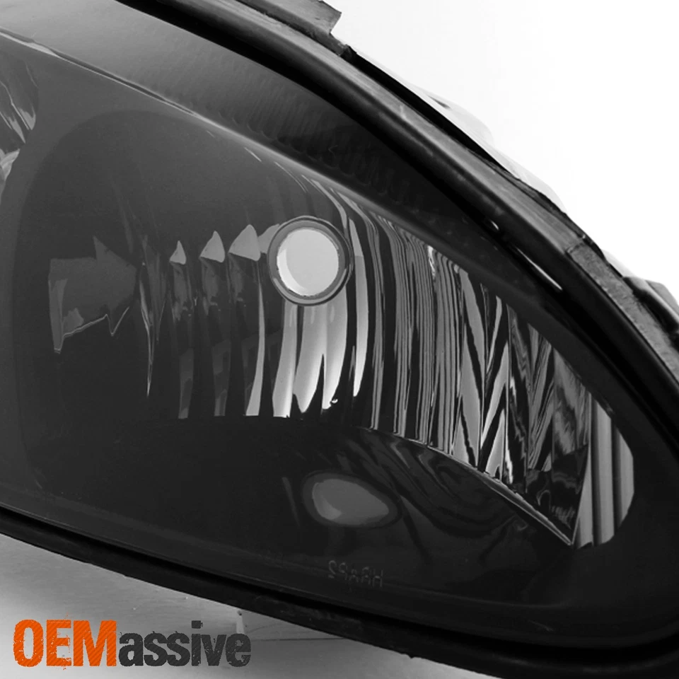 Fit 04-08 庞蒂亚克大奖赛黑色烟熏车头灯前灯替换件 — 第 4/4 张图片