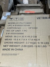 Victrola VTA-71-MAH Bluetooth Belt Drive Classic Turntable 78 RPM, Mahogany