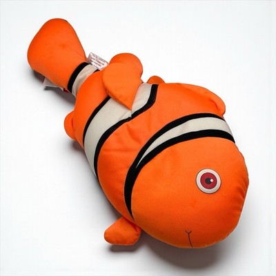 Moshi Clown Fish Microbead Plush Nylon Pillow Orange White Squishy Brentwood 16 