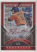 2015 Panini Elite Extra Edition Prospects Red Ink 19/25 Tyler White #75 Auto a4e