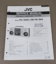JVC Portable Component System PC-150C/JW/W/WH Service Manual D-4796