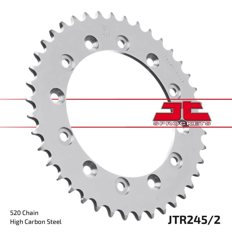 JT Steel Rear Sprocket JTR245/3.43 - Pitch: 520 | Teeth: 43 | Ref: 7275878
