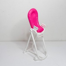 Silla alta Skipper niñera rosa + blanca solo sin bandeja P005