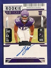 2024-25 Panini Contenders-Dallas Turner Rookie Ticket Auto VARIATION🔥#123