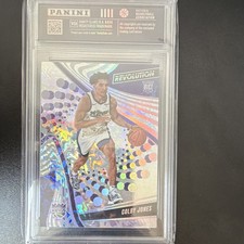 Panini Revolution Rookie Colby Jones #134 Sacramento Kings NBA Basketball Card. rookie card picture