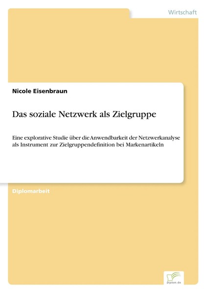 Nicole Eisenbraun | Das Soziale Netzwerk Als Zielgruppe | Taschenbuch | Deutsch-image