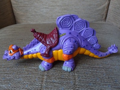 Playmates 1993 Teenage Mutant Ninja Turtles Höhle Schildkröte Mike Silly Stegosaurus