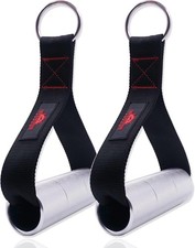 Heavy Duty Fat Gym Handle Grips 2" Dia Aluminum Alloy Exercise Handles Cable ...