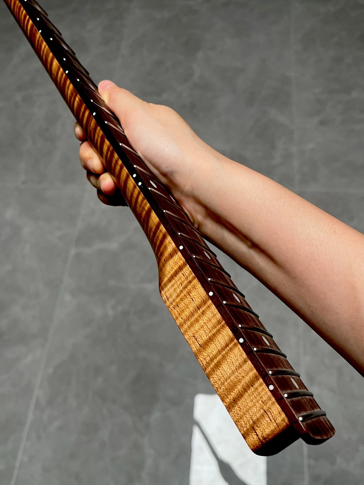 Manico per chitarra elettrica AAAAA in palissandro foto 4