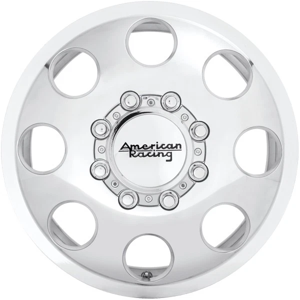 American Racing AR204 Baja Dually Front 16x6 8x6.5" Polished Wheel Rim 16" Inch Foto 4 de 4