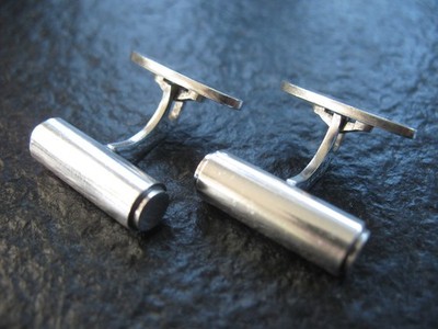 Manschettenknöpfe Silber 925 Georg Jensen Dänemark No 96 von ca. 1970 Knebel