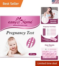 10 Pack hCG Pregnancy Strips, Early Detection Home pregnancy tests with 10...