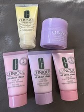 5x Clinique Foaming Cleanser Facial Soap Skin Balm Moisturizing Lotion Lot