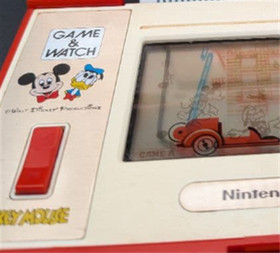 Nintendo Game & Watch Mickey & Donald Console Tested Used Good Condition Japan