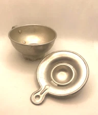 Aluminum Kitchen Jar Funnel & Egg Separator Vintage Farmhouse Decoration