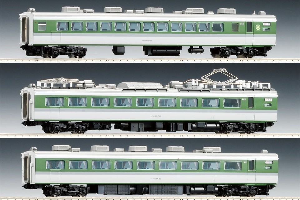 Tomix HO Model Railway Set, Ref HO-051 JR Limited Express Series 489 Asama Z2eys2 Zdn