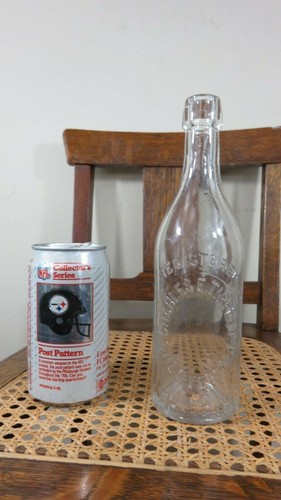 BEAUTIFUL CLEAR CHARLES E TIPPETT BLOB TOP BOTTLE CHESTER NEW JERSEY - Bild 2 von 11
