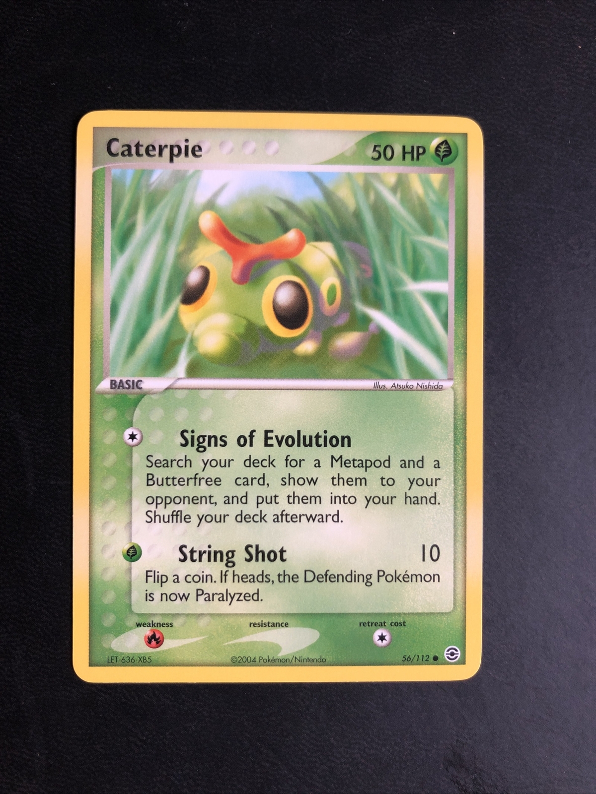 Caterpie 56/112 - EX FireRed & LeafGreen - Pokémon Card NM