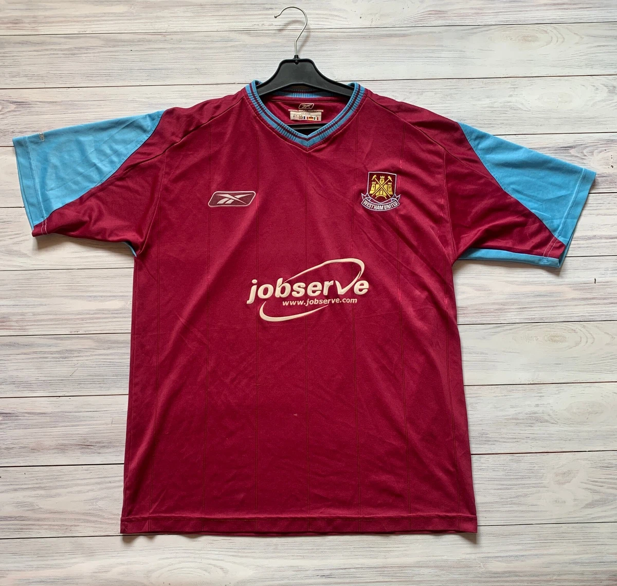 Reebok West Ham United International Club Soccer Fan Jerseys for