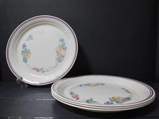 Set of 4 CORNING CORELLE ABUNDANCE 10 1/4" Dinner Plates (JM4)