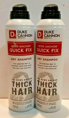 Duke Cannon News Anchor Thick Hair Quick Fix Dry Shampoo 5 Oz For