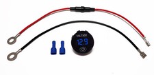 Voltmeter Digital Display LED 5/16" Ring Cables DIY Panel Do It Yourself K3