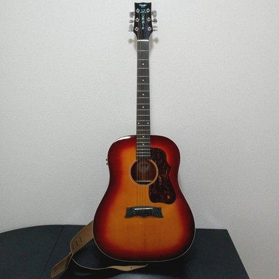 Morris G-021E Electric Acoustic Guitar w/case & lot bonus used good condition JP