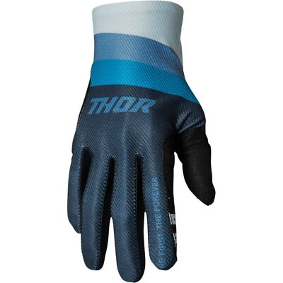 Thor Assist React Mens MTB MX Offroad Gloves Midnight/Teal