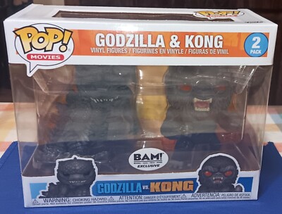 Funko POP! Godzilla vs Kong BAM Exclusive 2-Pack - Near Mint NM - King Kong