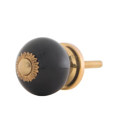 EBETA 10er Set Schubladenknöpfe Keramik - Vintage Tulpen Design