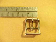 1" Nickel Plated Middle Bar Roller Buckles (Pack Of 10)