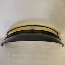 Paulson Universal 3-Snap Bubble Motorcycle Helmet Visor Gold Rank Smoke Grey