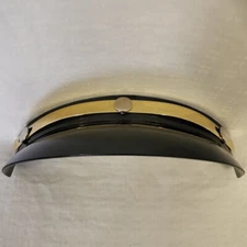 Paulson Universal 3-Snap Bubble Motorcycle Helmet Visor Gold Rank Smoke Grey