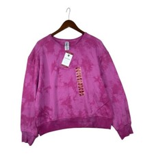 New Members Mark Tie Dye Sweatshirt size XL Pink