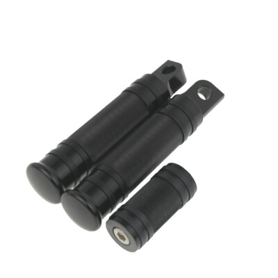 Schwarz Male Mount Fußrasten + Schaltraste Für Harley Sportster Touring Dyna