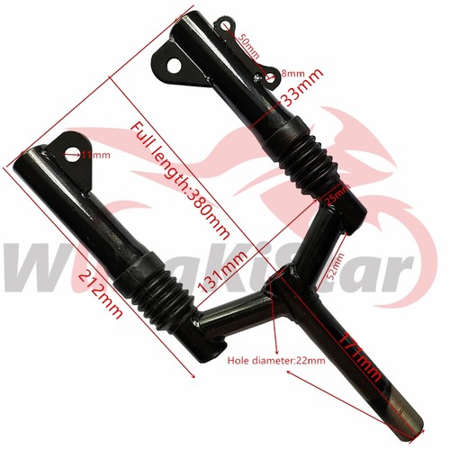 Bicycle Front Fork Invert 43cc-49cc Motorcycle Front Triple Tree Complete Forks - Picture 8 of 10