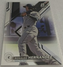 2019 Bowman Platinum Baseball Top Prospects Ronaldo Hernandez Tampa Bay Rays #52