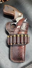 Colt King Cobra custom holster with your initials or Colt  and ammo loops.