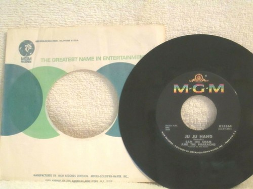 SAM THE SHAM & THE PHARAOHS 1965 RARE PICTURE SLEEVE W/45 JU JU BAND EX+! - Picture 3 of 3