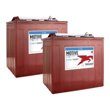 Trojan T-105 GC2 6V 225Ah Deep Cycle Flooded Lead Acid Battery x2