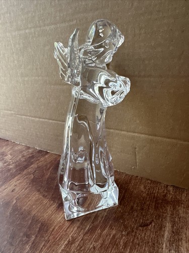 Mikasa Herald Collection Lead Glass Crystal Lute Playing Angel Made In Germany - Picture 5 of 8